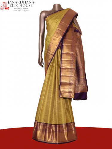 Contemporary Bridal Exclusive Wedding Kanjeevaram Silk Saree